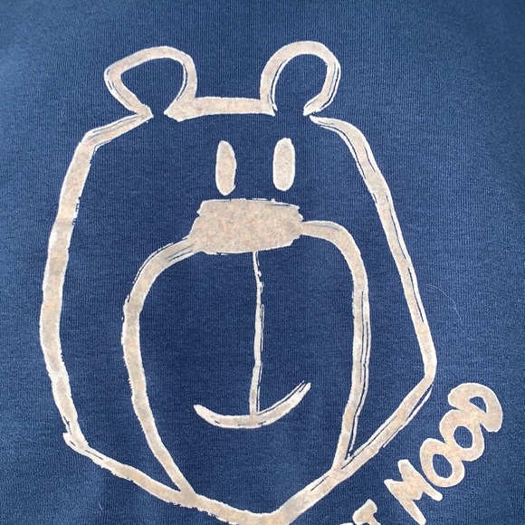 Zara 2/3 Blue Bear Mock Neck Shirt EUC Boys Top - Picture 11 of 11